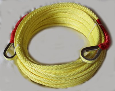 Synthetic dyneema winch rope for warn and runva winches